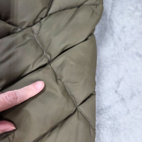 Vintage Eddie Bauer Jacket Mens Medium Green Goose Down Quilted Puffer 50s 60s - Picture 11 of 16